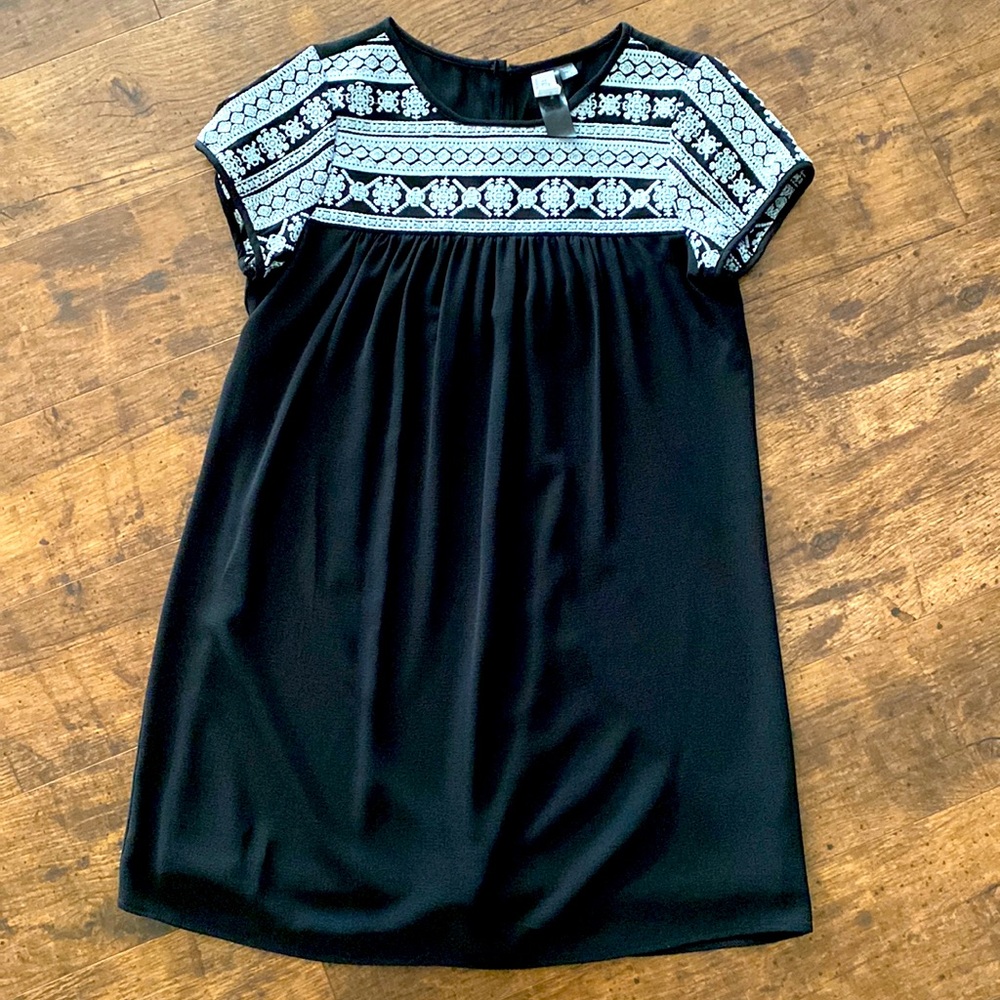 Black mini dress